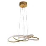 Lustra gold cu led,3 color lumina homs ro,lx,40024