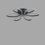 Lustra cu led,3 color lumina homs ro,lx,40028 - imagine 4