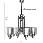 Lustra alb-negru, homs ro,40033 - imagine 4