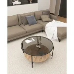 Masa de cafea Deco seria D-710, homs,80x80x45 cm ,0042