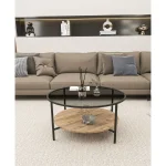 Masa de cafea Deco seria D-710, homs,80x80x45 cm ,0042 - imagine 3