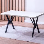 Masă de bucatarie Barton Alba din MDF