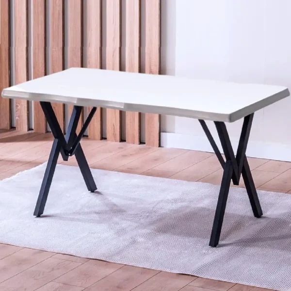 Masă de bucatarie Barton Alba din MDF