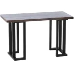 Set picioare masa metal Homs, Negru, 72x50 cm, 30736 - imagine 2