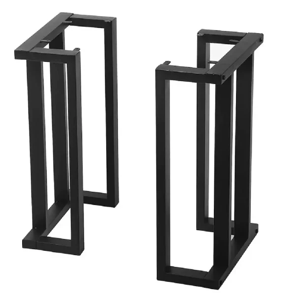 Set picioare masa metal Homs, Negru, 72x50 cm, 30736