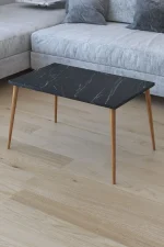 Resigilat:Masa de cafea Paco Homs 72 x 45 x 42 cm, Negru marmorat