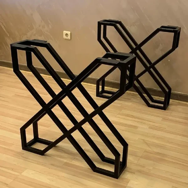 Set 2 Picioare Masă Metal, 70x72 cm