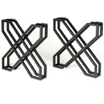 Set 2 Picioare Masă Metal, 70x72 cm - imagine 4