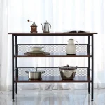 Consola pentru bucatarie,hol,culoare nuc,100 cm - imagine 5