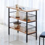 Consola pentru bucatarie,hol,culoare nuc,100 cm - imagine 4