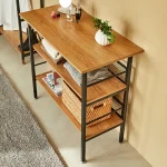 Consola pentru bucatarie,hol,culoare nuc,100 cm - imagine 2