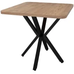 Masa de bucatarie din MDF patrat, texturata, Homs 80x80X75 cm - imagine 2