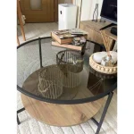 Masa de cafea Deco seria D-710, homs,80x80x45 cm ,0042 - imagine 8