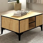 Masuta cafea Susana living culoare nuc deschis 90 cm - imagine 7