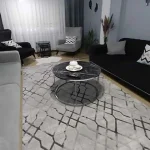 Masuta de cafea Vicenta Homs, negru si argintiu, seria 440, 70 cm - imagine 6