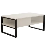 Masuta cafea Devon culoare alb,100 cm - imagine 6