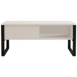 Masuta cafea Devon culoare alb,100 cm - imagine 4