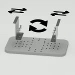 Masuta laterala, Verla Homs, bej, reglabil, 25051 - imagine 4