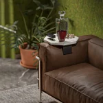 Masuta laterala, Verla Homs, bej marmurat,reglabil, 25053 - imagine 5