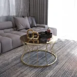 Masuta de cafea Viena, sticla si metal - imagine 6