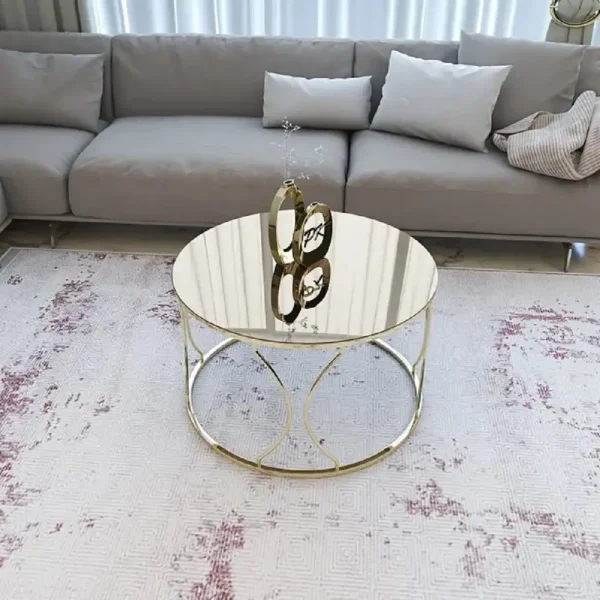 Masuta de cafea Viena, sticla si metal