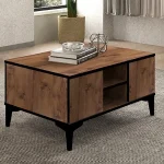 Masa cafea Cinderella culoare nuc 90 cm - imagine 2