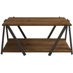 Masuta cafea Larisa culoare nuc si negru 94 cm - imagine 5