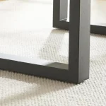 Set 2 Picioare Metalice pentru Băncuță, Design Industrial, 90x72 cm - imagine 5