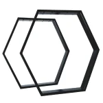 Set 2 Picioare Masă Metal, 80x70 cm - imagine 3