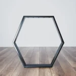 Set 2 Picioare Masă Metal, 80x70 cm - imagine 2