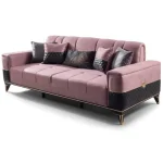 Set canapea 3 locuri extensibila +1 fotoliu milano Homs - imagine 10