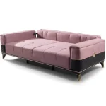 Set canapea 3 locuri extensibila +1 fotoliu milano Homs - imagine 11