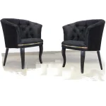 Fotoliu Milano, negru, picioare negru, Homs - imagine 8