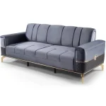 Set canapea 3 locuri extensibila +1 fotoliu milano Homs - imagine 5