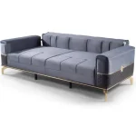 Set canapea 3 locuri extensibila +1 fotoliu milano Homs - imagine 3