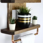 Suport Prosoape din Lemn 50 cm - imagine 3