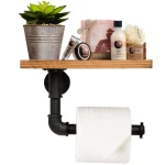 Suport hartie igienica stil industrial Homs 25x12 cm