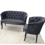 Fotoliu Milano, negru, picioare negru, Homs - imagine 10