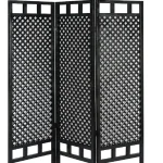 Panou paravan,separator, Maryln culoare negru,160cm - imagine 3