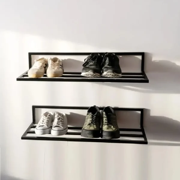 Pantofar hol 2 buc 70X30X25 cm, negru