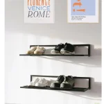 Pantofar hol 2 buc 70X30X25 cm, negru - imagine 2