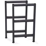 Set 2 picioare metalice pentru măsuță de cafea, design industrial,42x27 cm - imagine 2