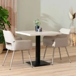 Picioare metalice pentru masa 70x70 cm,negru - imagine 10