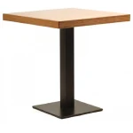 Picioare metalice pentru masa 70x70 cm,negru - imagine 2