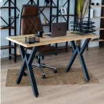 Set picioare masa metal Homs, Negru, 72x57 cm, 30729 - imagine 4