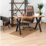 Set picioare masa metal Homs, Negru, 72x57 cm, 30729 - imagine 7