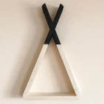 Raft de perete din lemn, seria Wood Homs, 40x23x6 cm, 700124 - imagine 2