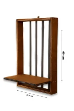 Raft flori din lemn stratificat Delta Homs 40 X 27 X 16 cm - imagine 2