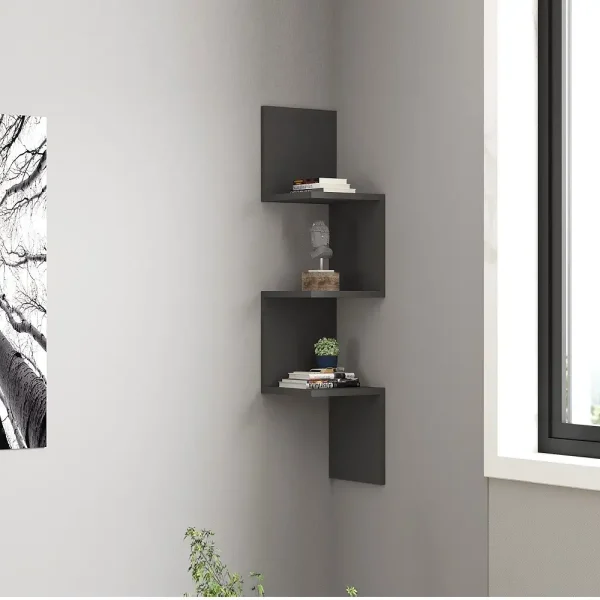 Raft Nera pentru colt culoare altracit 105x25x25 cm