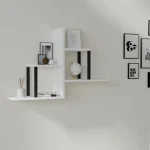 Raft de perete Diana culoare alb 90cm